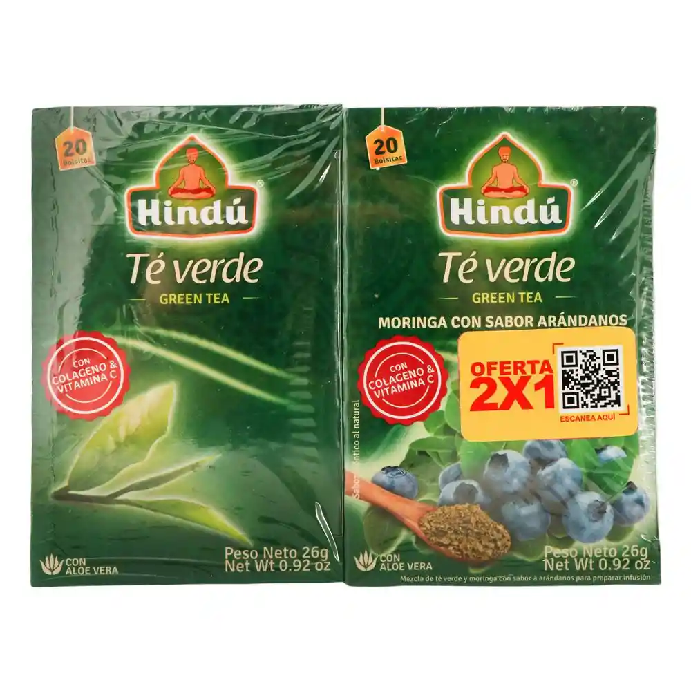 Oferta Te Verde Arandanos Hindu