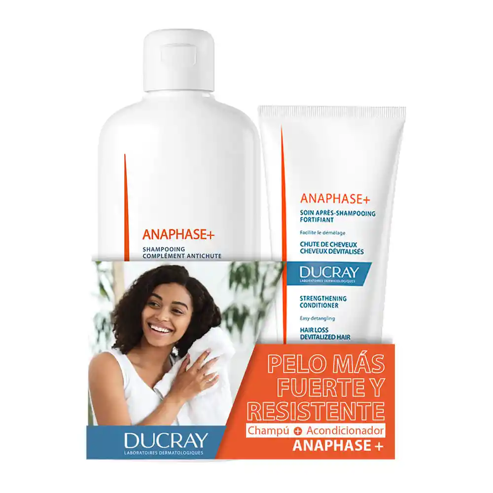 Kit Ducray Shampoo Anaphase + Acondicionador Anaphase