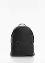 Mochila M Paulo Negro Talla 99 Hombre Mango