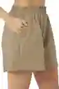 Short Verde Militar Para Mujer Nihlo