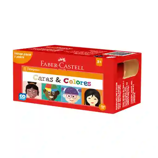 Faber Castell Caja Tempera Caras Y Colores