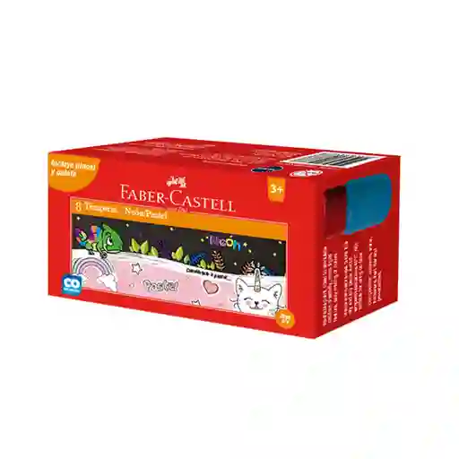 Faber Castell Caja Tempera Neón Y Pastel