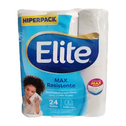 Elite Papel Higienico Max Resistente 2 Hojas Rollos 16 m