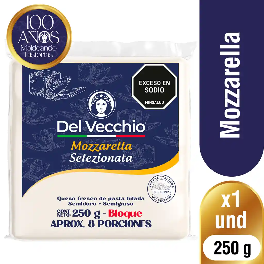 Del Vecchio Queso Pasta Hilada Semiduro
