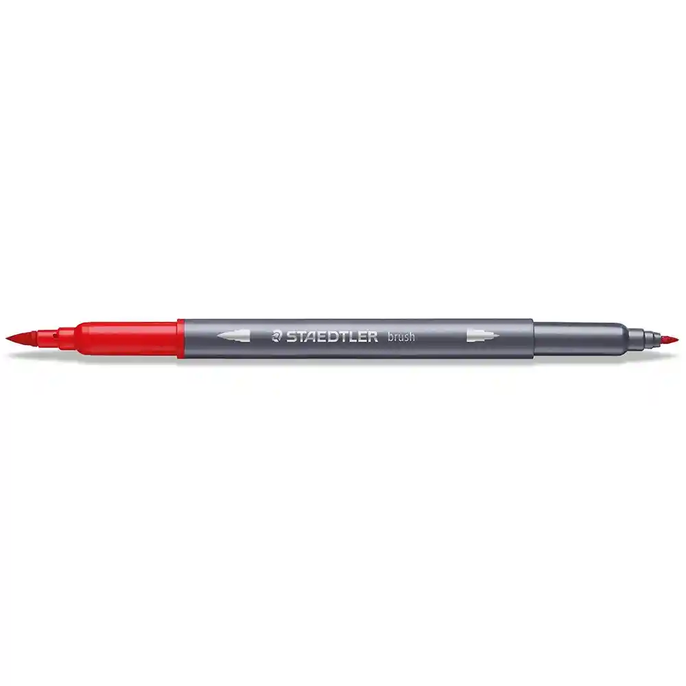 Staedtler Plumón Acuarelable Doble Punta Pincel