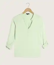 Camiseta Unicolor Manga Larga