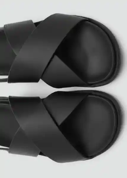Sandalias Romana Negro Talla 43 Hombre Mango