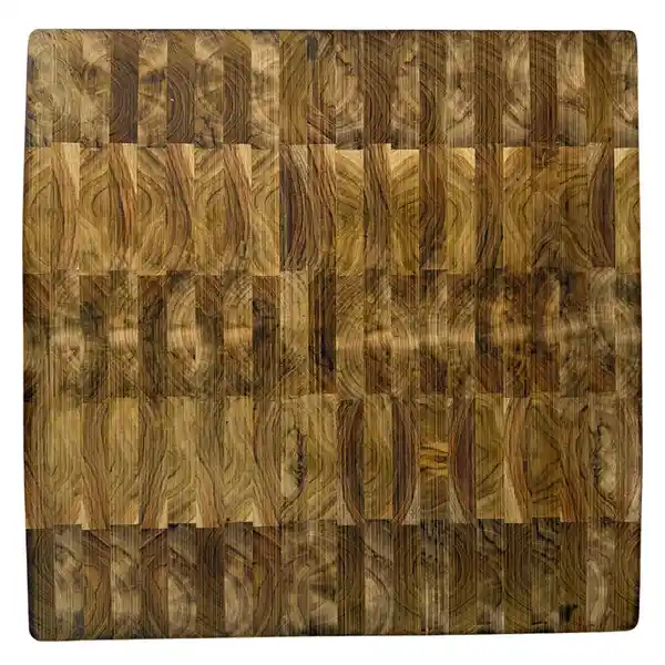 David Lee Tabla de Picar Teca al Corte 3 x 40 x 40 cm