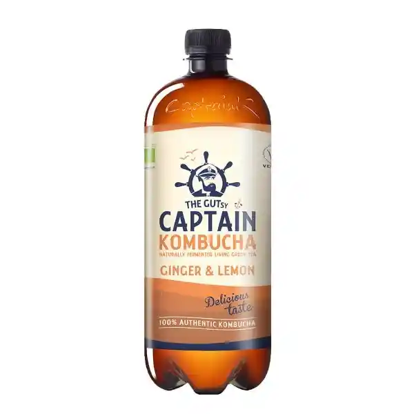 Gutsy Captain té Kombucha Jengibre Limón