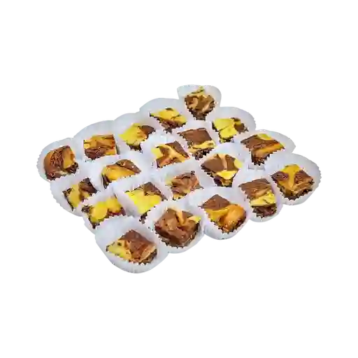 Bites cheesecake brownie x 20 unidades