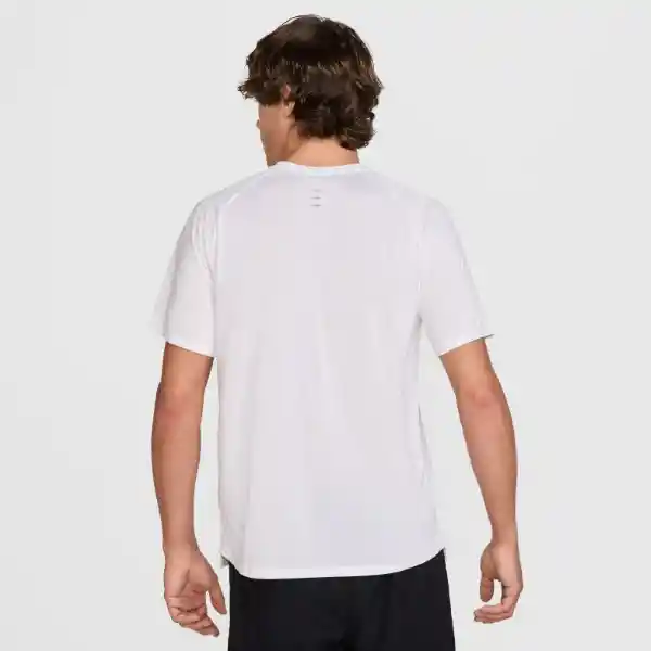 Nike Camiseta M Dfadv Stride Top Manga Corta Hombre Blanco T. XL