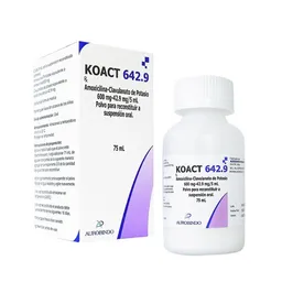 Koact Suspensión Oral (600 mg/42.9 mg)