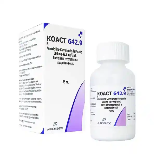 Koact Suspensión Oral (600 mg/42.9 mg)