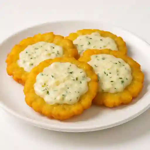 Patacon en Salsa de Quesos