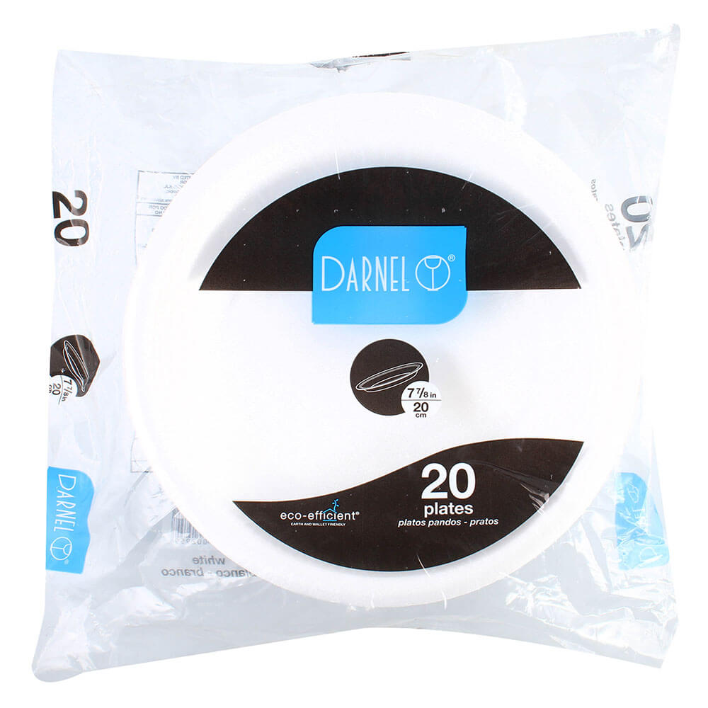 Darnel Plato Desechable Blanco 20 CM 20 und