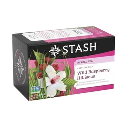 Stash Té Hibisco de Frambuesa Silvestre Libre de Cafeína 