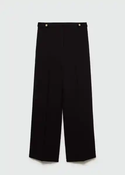 Pantalón Gioia Negro Talla 38 Mujer Mango