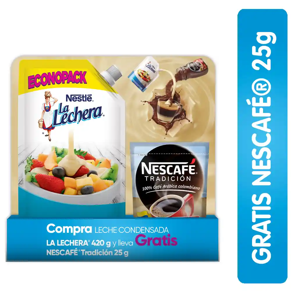 Nestlé Leche Condensada Azucarada + Nescafé Café Soluble