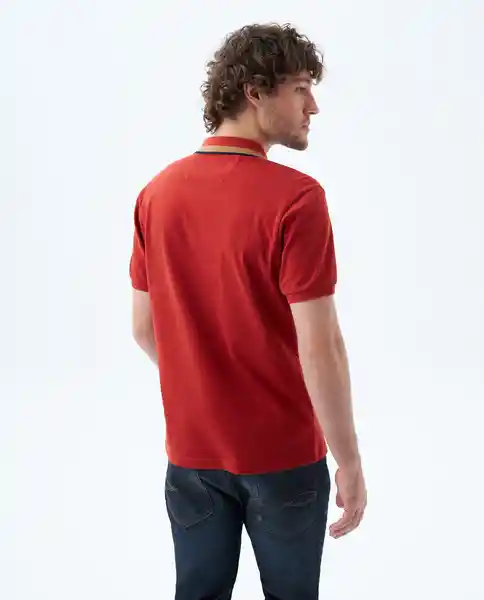 Camiseta Hombre Rojo Talla M 809F001 Americanino