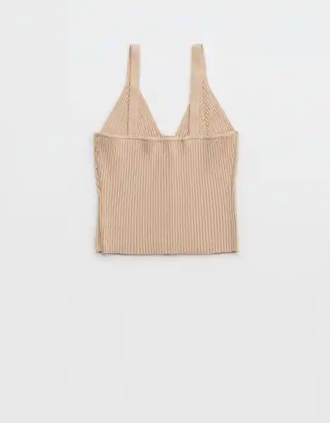 Camiseta Aerie Mujer Beige T SMALL 400382107531 American Eagle