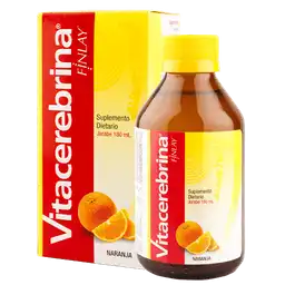 Vitacerebrina Suplemento Dietario en Jarabe Sabor a Naranja Finlay