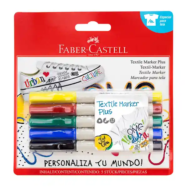 Faber Castell Marcador Textile Marker Plus 1.4 mm