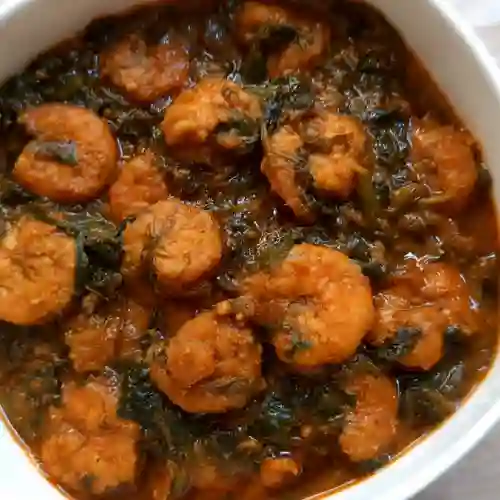 Shrimp Palak