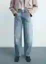 Jean Bet Tejano Medio Talla 34 Mujer Mango