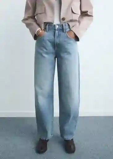 Jean Bet Tejano Medio Talla 34 Mujer Mango