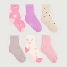 Medias Casuales Largo Tradicional Bebita Elio Baby Fresh Talla 2t-4t