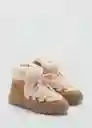 Botines Zuric Camel Talla 36 Niñas Mango