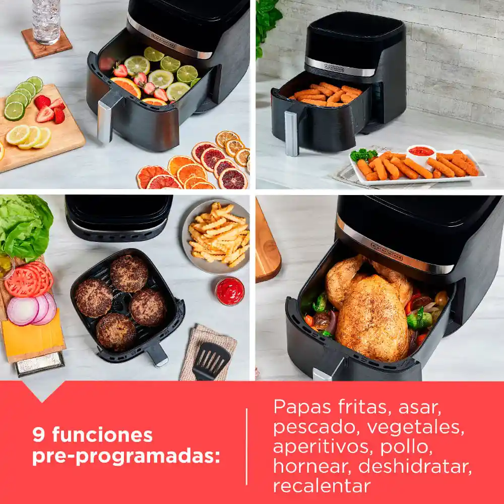 Freidora de Aire Digital Black + Decker