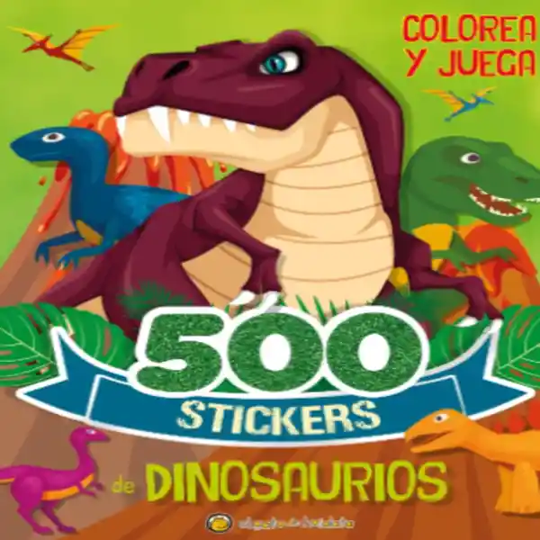 El Gato De Hojalata 500 Stickes Dinosaurios -
