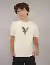 Camiseta Hombre Blanco Talla MEDIUM 4290106 American Eagle