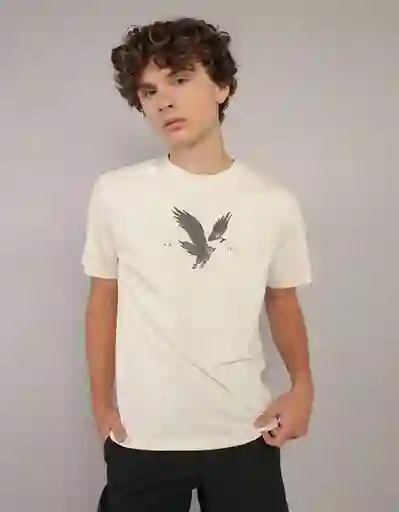 Camiseta Hombre Blanco Talla MEDIUM 4290106 American Eagle