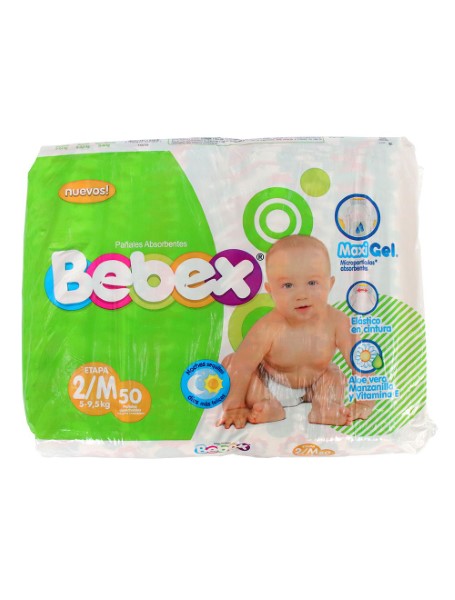 Bebex Pañal de Bebé Talla M 50 und