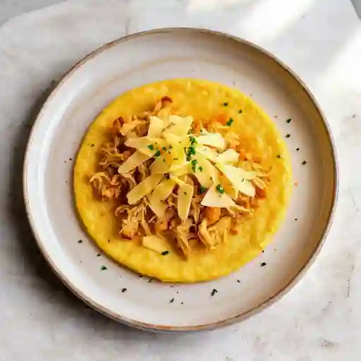 Arepa Con Pollo Desmechado