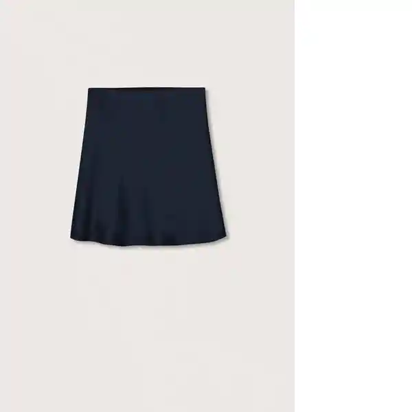 Falda Miamini Navy Talla S Mujer Mango