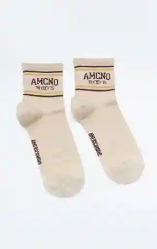 Medias Unisex Beige Talla 45970 762G002_BEI151216 Americanino