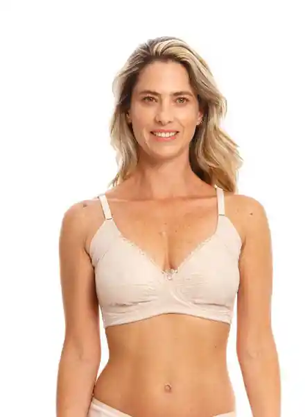 Brasier Borde Con Encaje Dama Cocoa Talla 34 Bronzini Woman