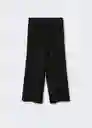 Pantalón Huelva Negro Talla 12 Niñas Mango