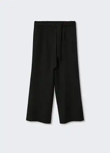 Pantalón Huelva Negro Talla 12 Niñas Mango