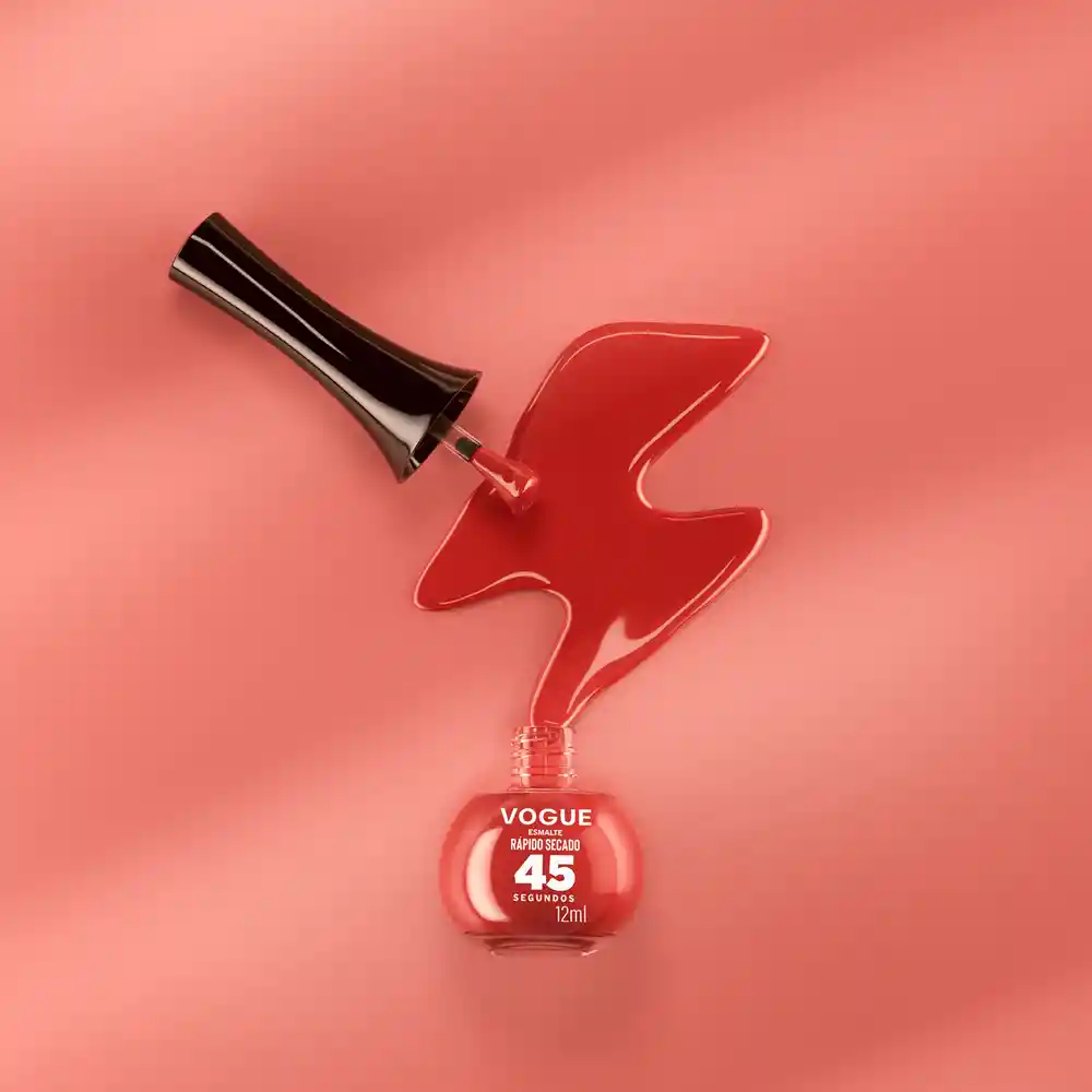 Esmalte Vogue Rápido Secado Fuego Puro
