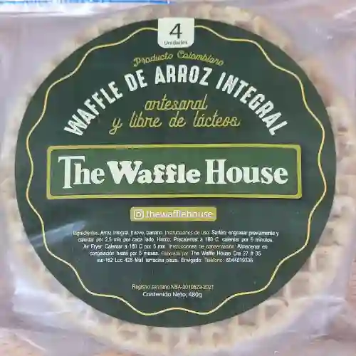 Waffles de Arroz Integral Congelados X 4