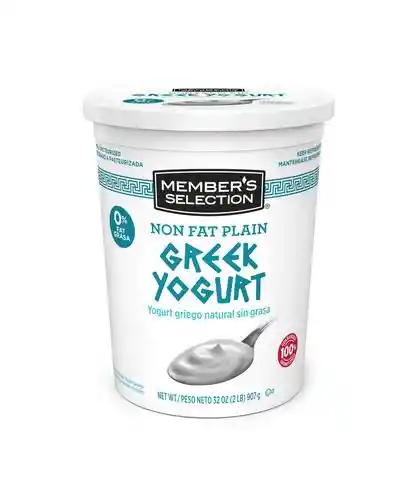 Members Selection Yogurt Griego Natural sin Grasa