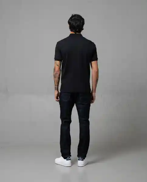 Camisa Tipo Polo Hombre Negro Talla M 191G001 Rifle