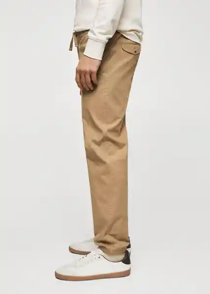 Pantalón Wallace Tabaco Talla 44 Hombre Mango