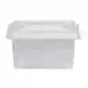 Caja Organizadora Rueda Transparente Color Blanca