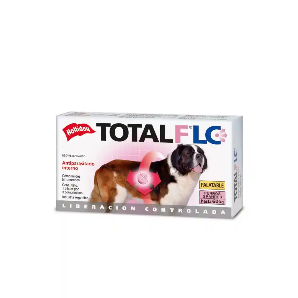 Total Flc Perros Grandes Hasta 60Kg X1 Tableta