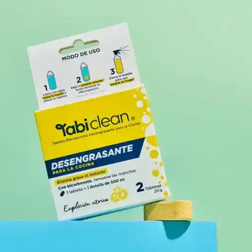 Repuesto Desengrasante + Efervescente Concentrado - Tabi Clean X 10 G